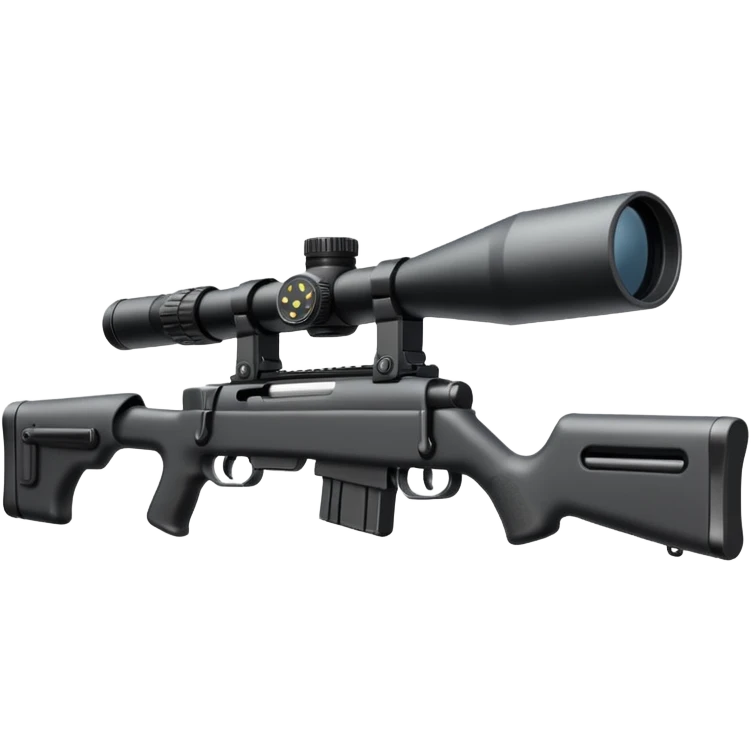 A precision rifle emoji