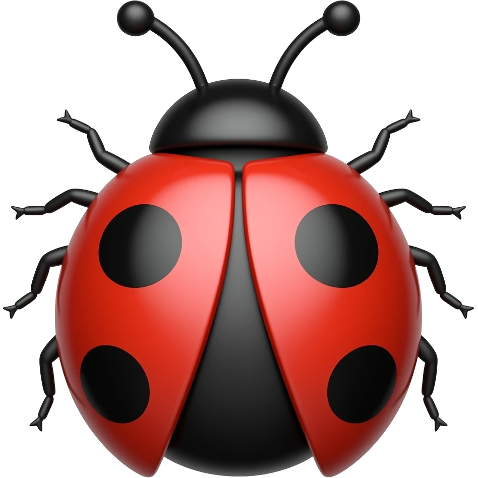 Ladybug font emoji