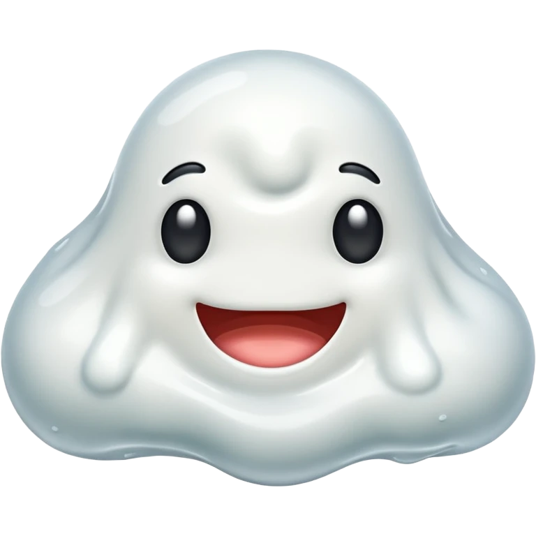white slime emoji