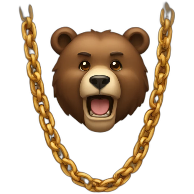 bear-chain emoji