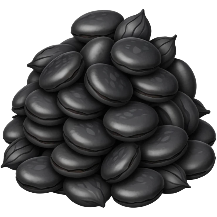 Black food  emoji