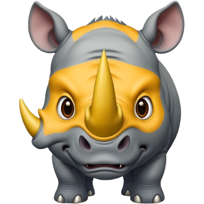 angry rhinoceros emoji