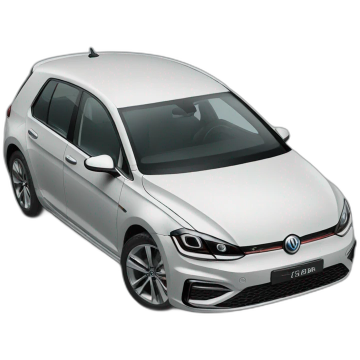 Golf 8 black emoji