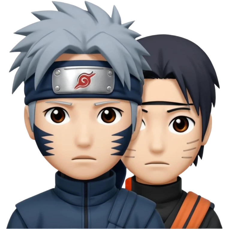 Какаши и Итачи emoji