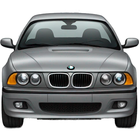 Gray car bmw emoji
