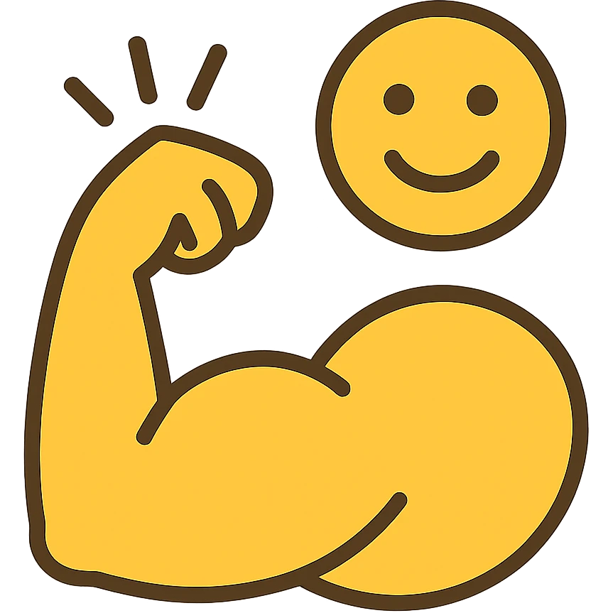 flat design style retention strength emoji emoji