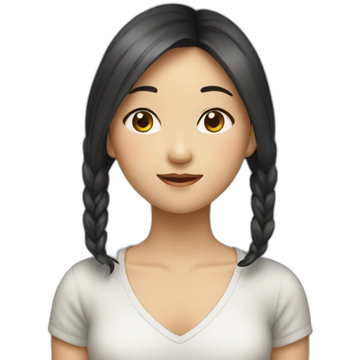 Asian girl emoji