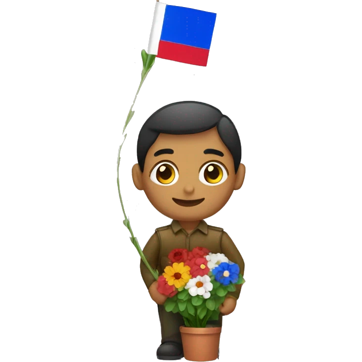 florist and Armenian flag emoji