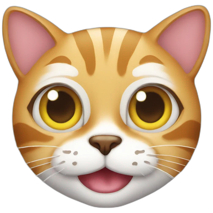 Silly cat emoji