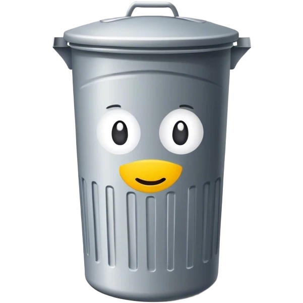 “PMO” text pasted onto a trash can  emoji