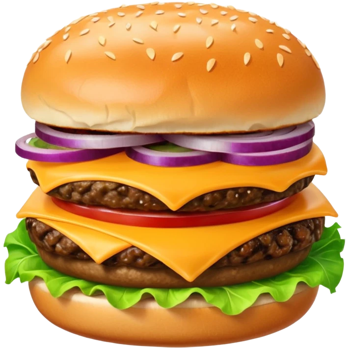 plain cheeseburger emoji
