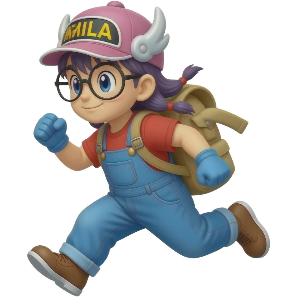 Arale corriendo emoji