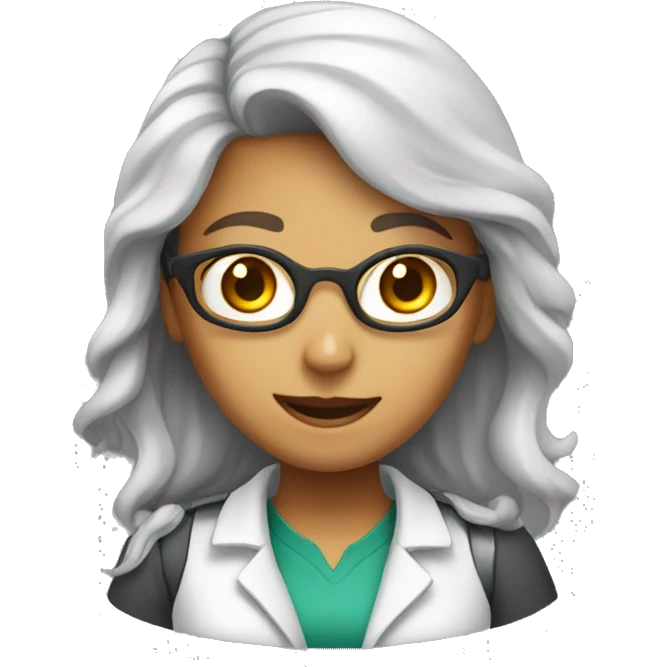 biologist girl emoji