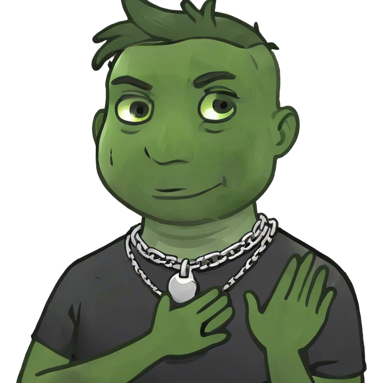 person with hands around neck emoji