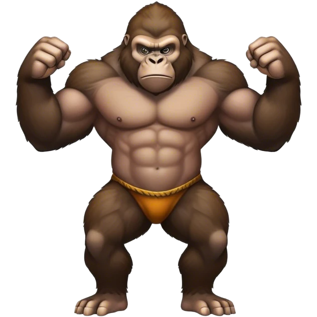 strong gorilla emoji