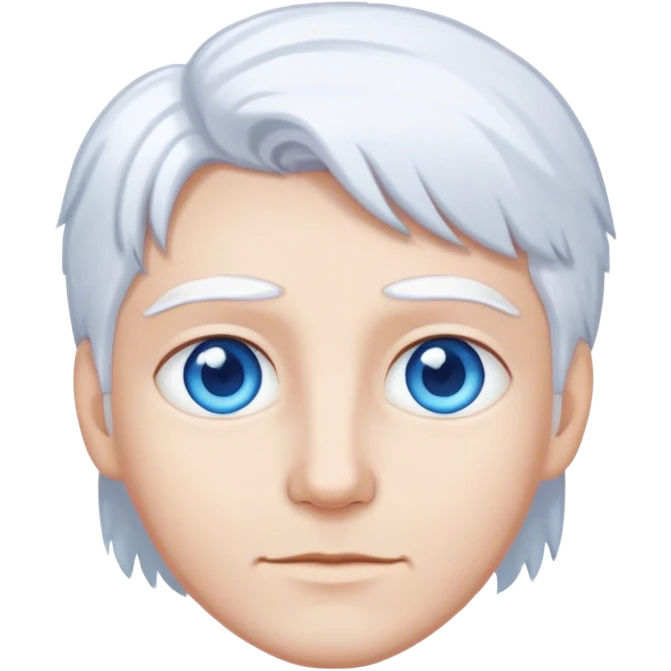 Shktish white fold blue eyes emoji
