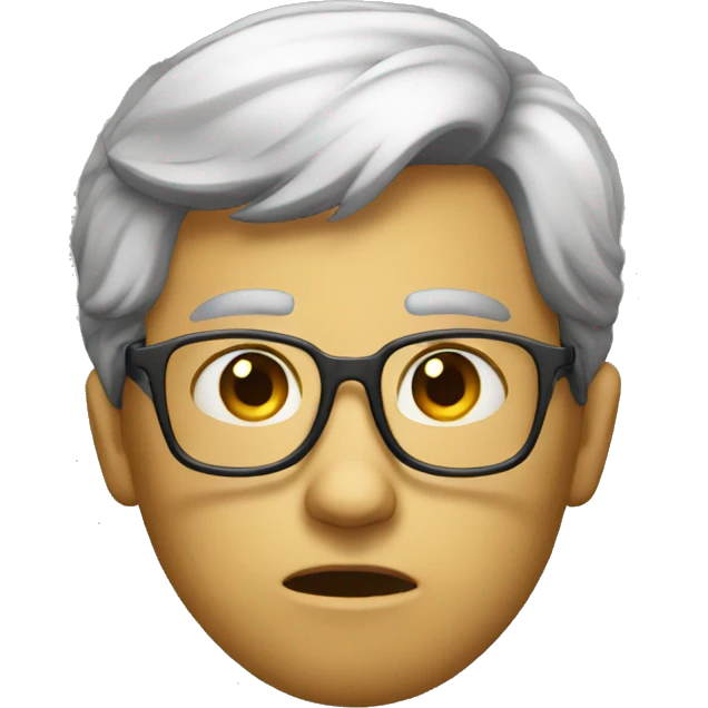 nerd sad emoji