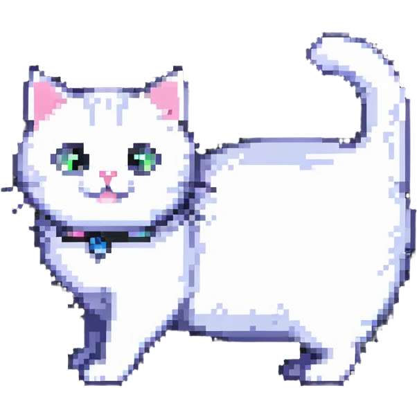 cat doing a mewing pose emoji