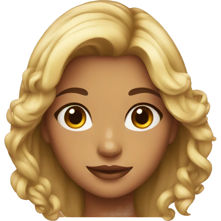 A beautiful girl emoji