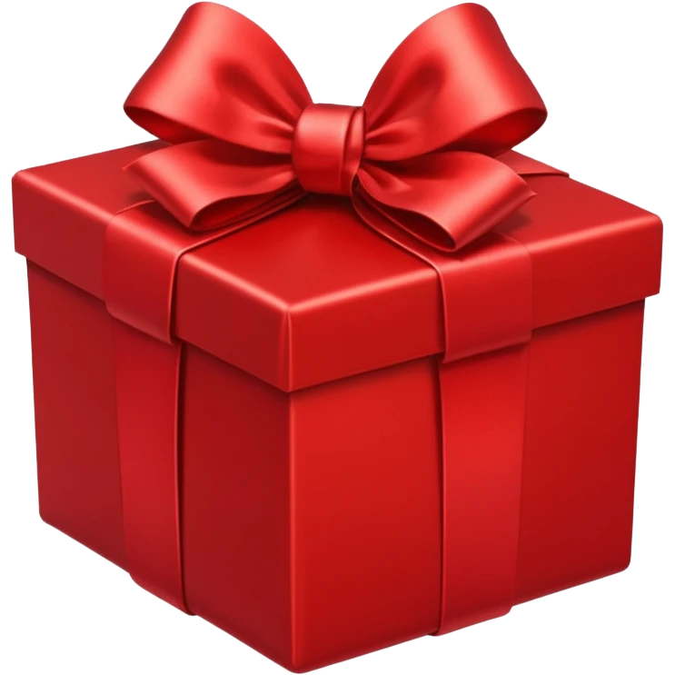 подарочная коробка с бантом emoji