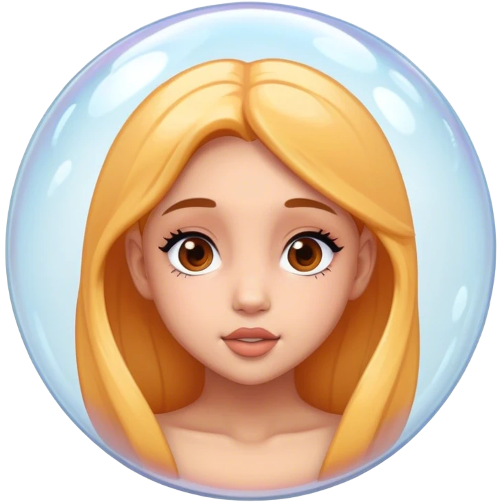 Ariana in bubble emoji