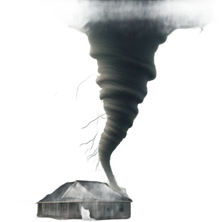 freaky tornado emoji