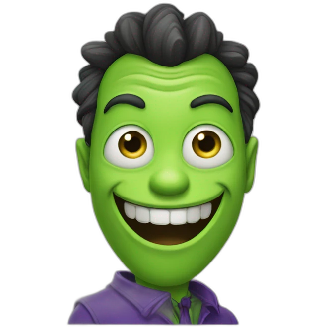 Jokerge+mike wazowski emoji