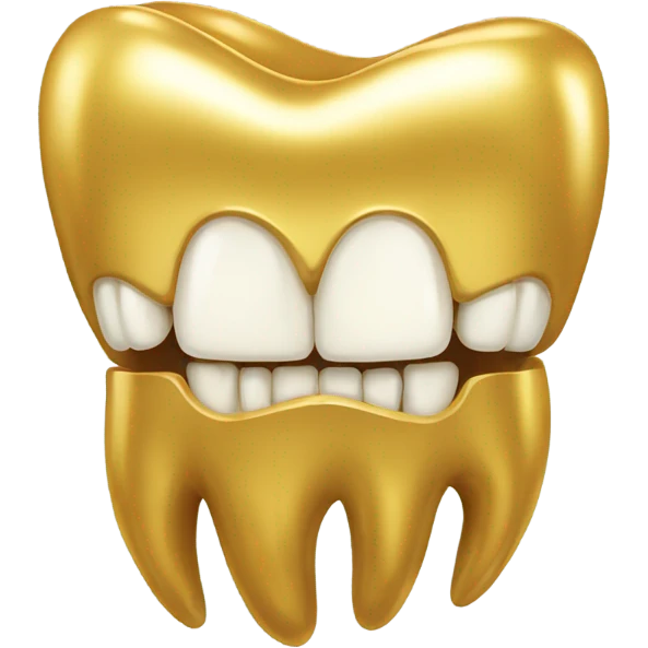 golden tooth emoji