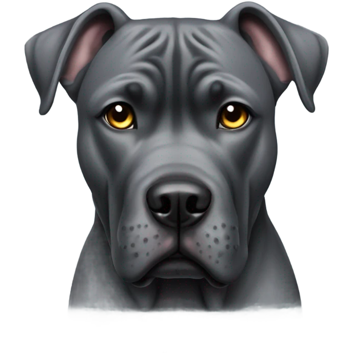Grey cane corso emoji