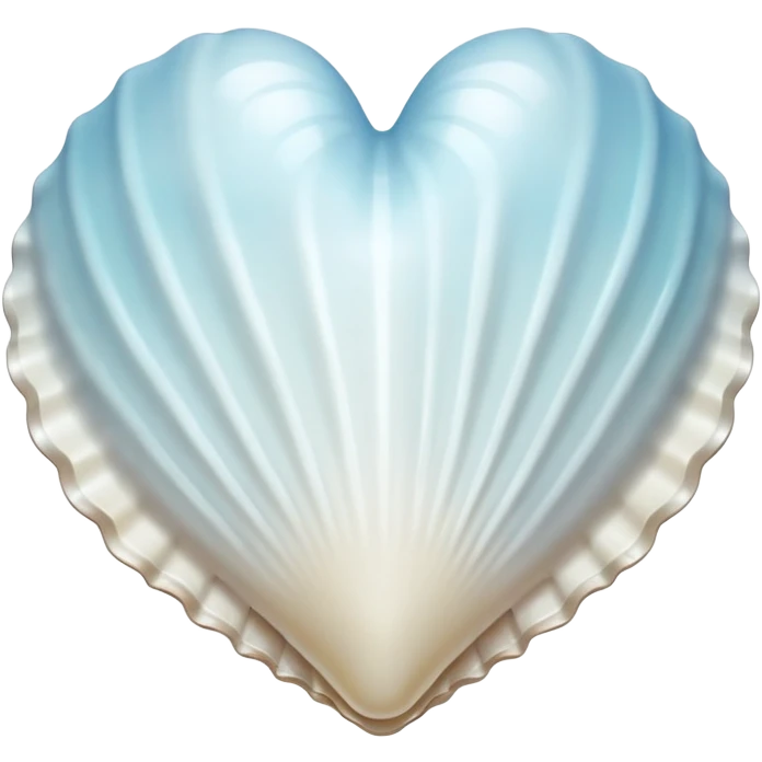 heart shaped shell emoji