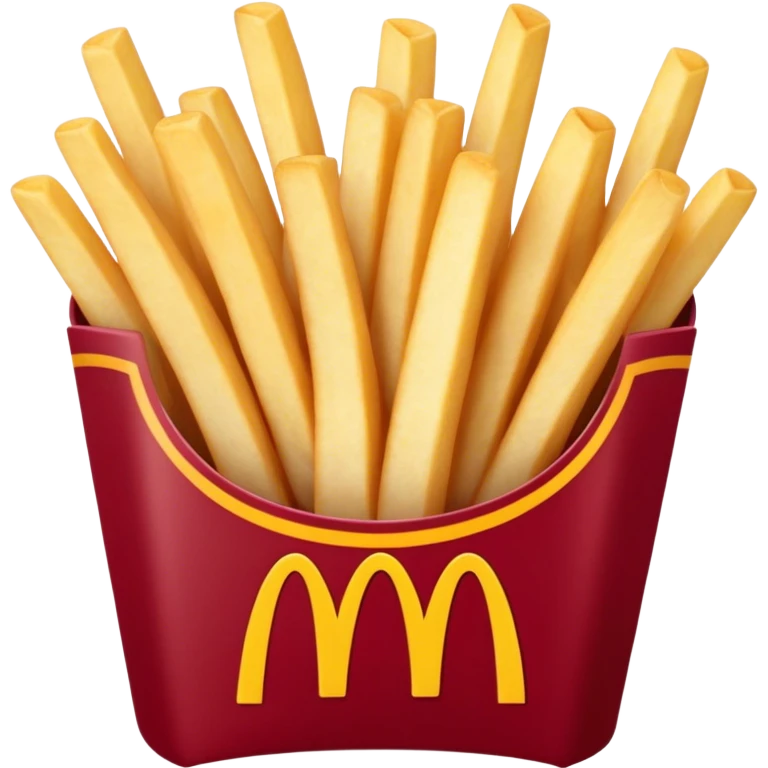 Burgundy mcdonalds french fries emoji