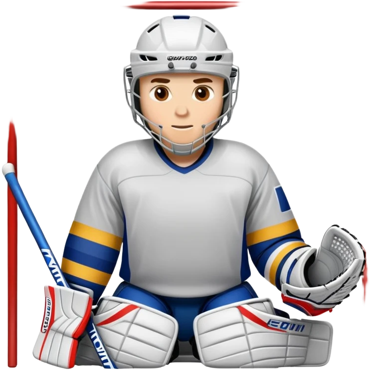 Un gardien de hockey sur glace  emoji