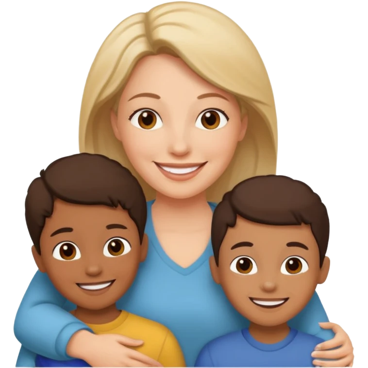 mom and kids emoji