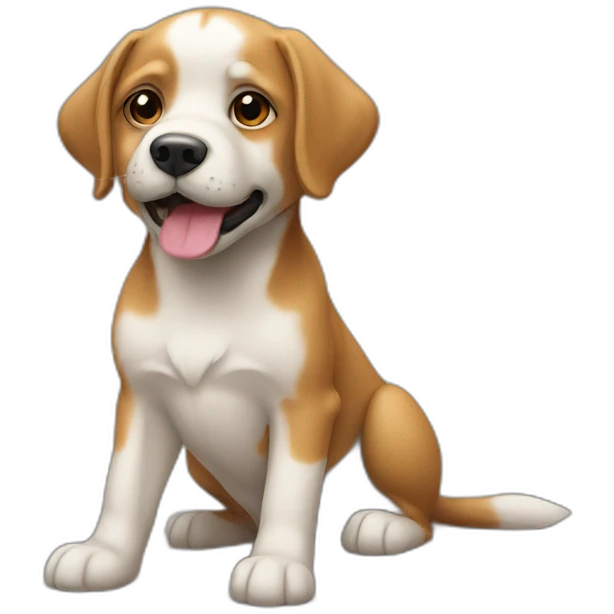 Chat avec chien emoji
