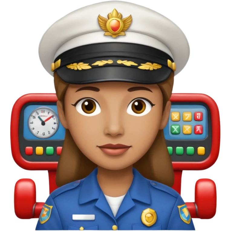 Fairground Staff Ride Operator at Controls emoji