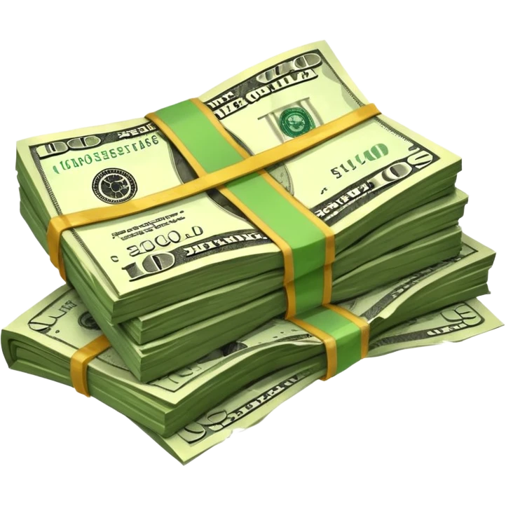 Falling value of the dollar emoji