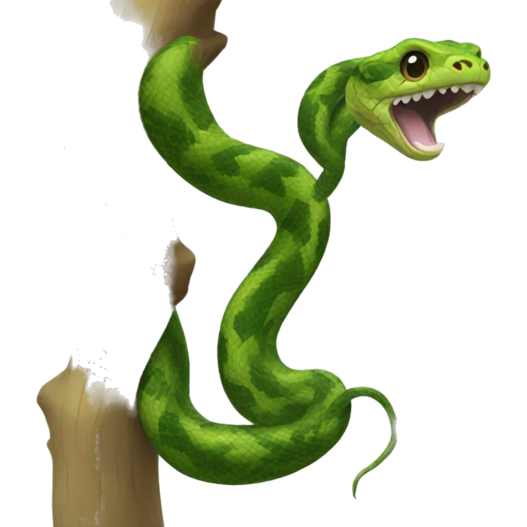 Tree snake emoji
