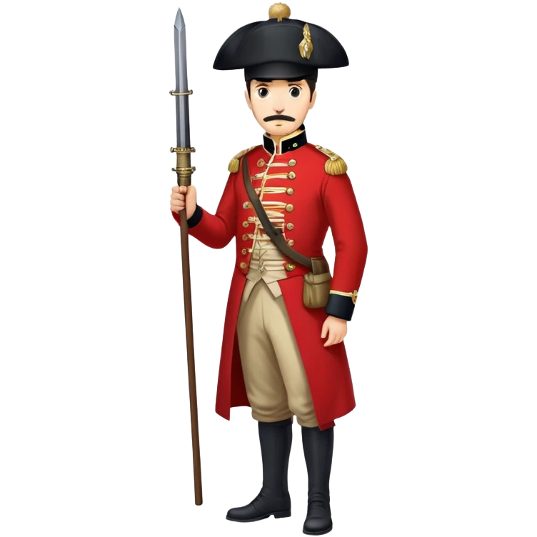 British soldier 19 century opium war emoji