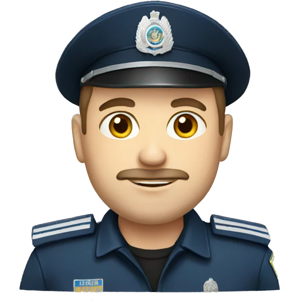 russian police man emoji