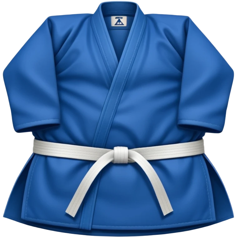 Jiu jitsu blue belt on its own emoji