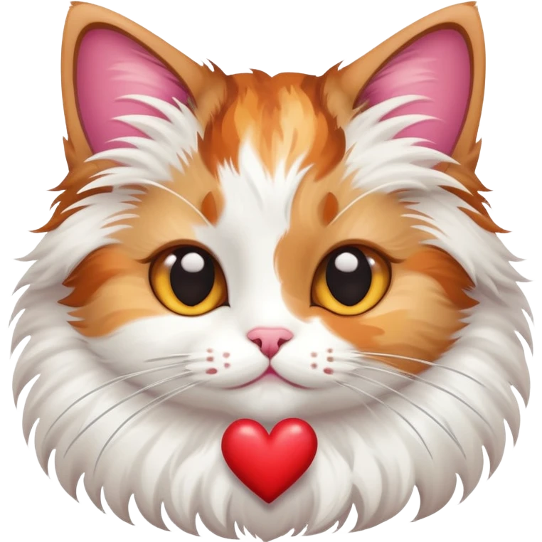 cat with hearts emoji