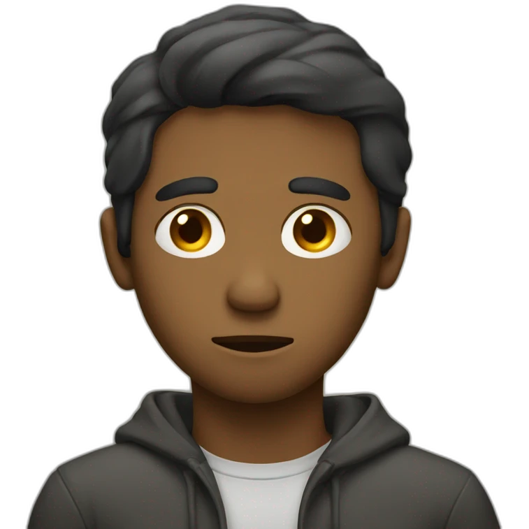 Homme triste emoji