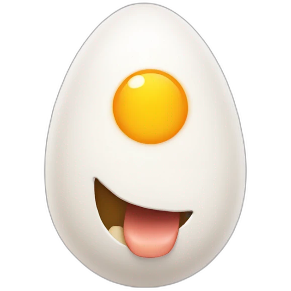 egg with animation emoji