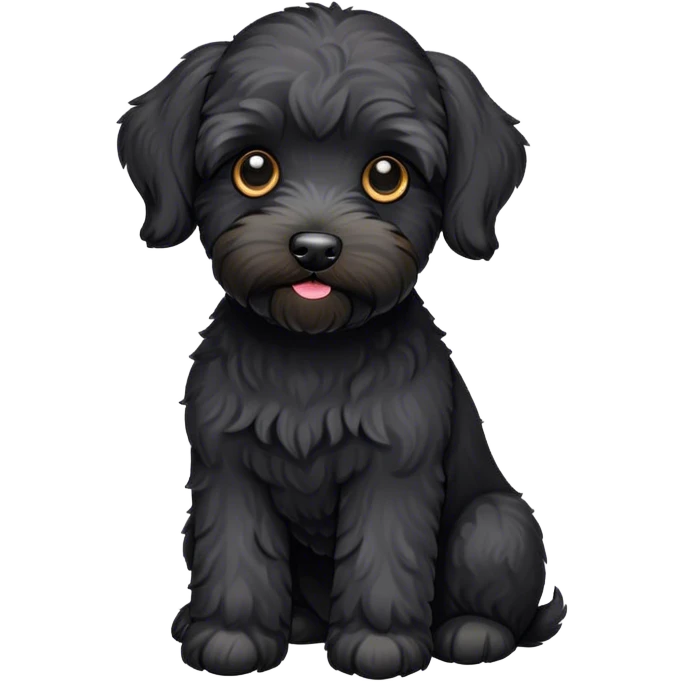 Black schnoodle emoji