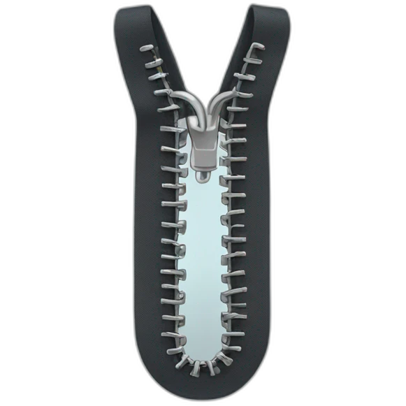 iron zipper emoji