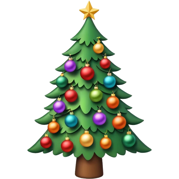 xmas tree emoji