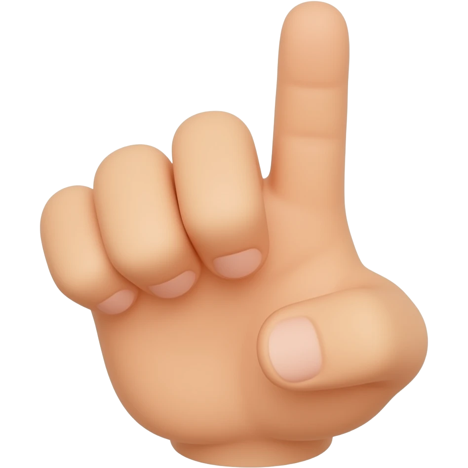 finger on top presses without buttons emoji