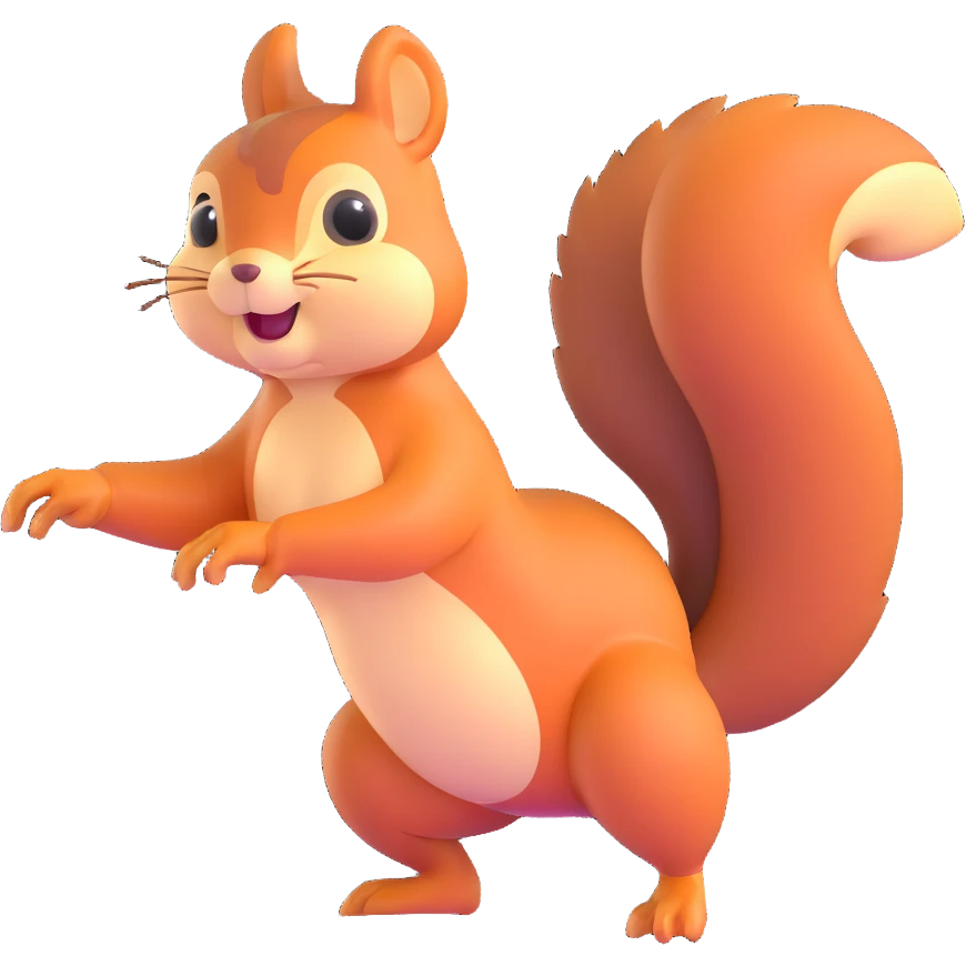 squirrel twerking emoji