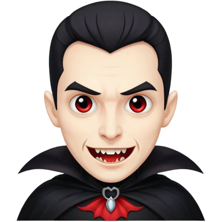 cute dracula no background emoji