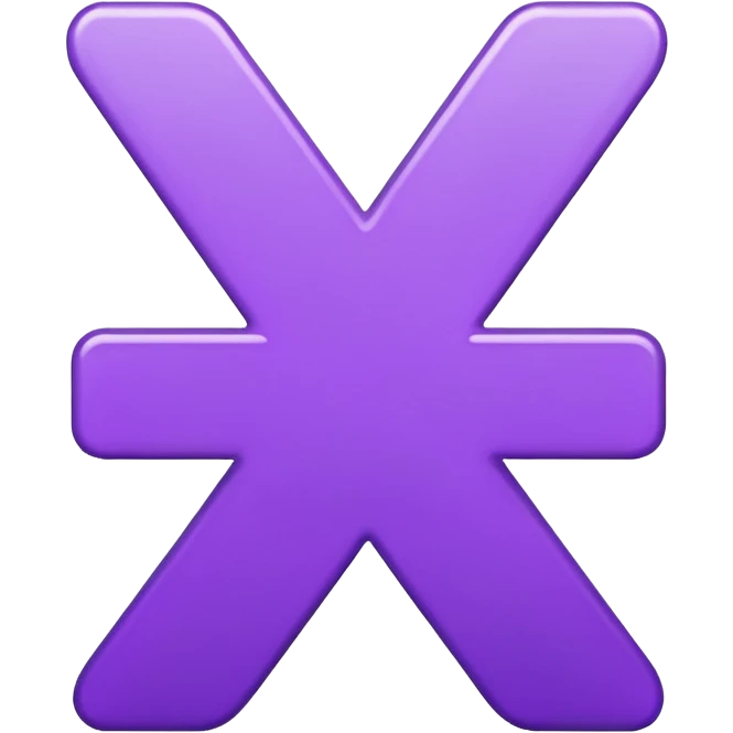 purple plus emoji